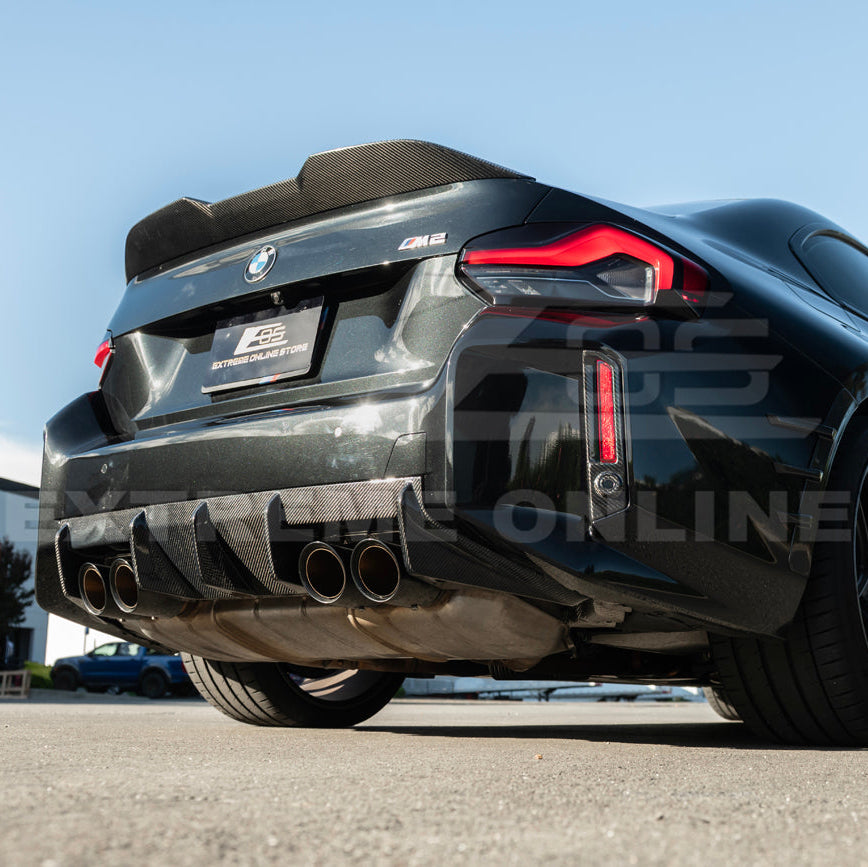 2023-Up BMW G87 M2 | Factory CARBON FIBER Replacement Rear Bumper Reflector
