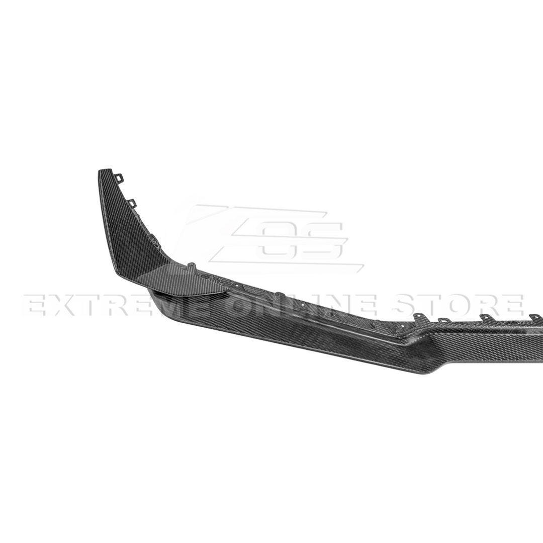 2023-Up Corvette C8 Z06 Z07 DRY CARBON FIBER Extended Package Front Lip &amp; Canards