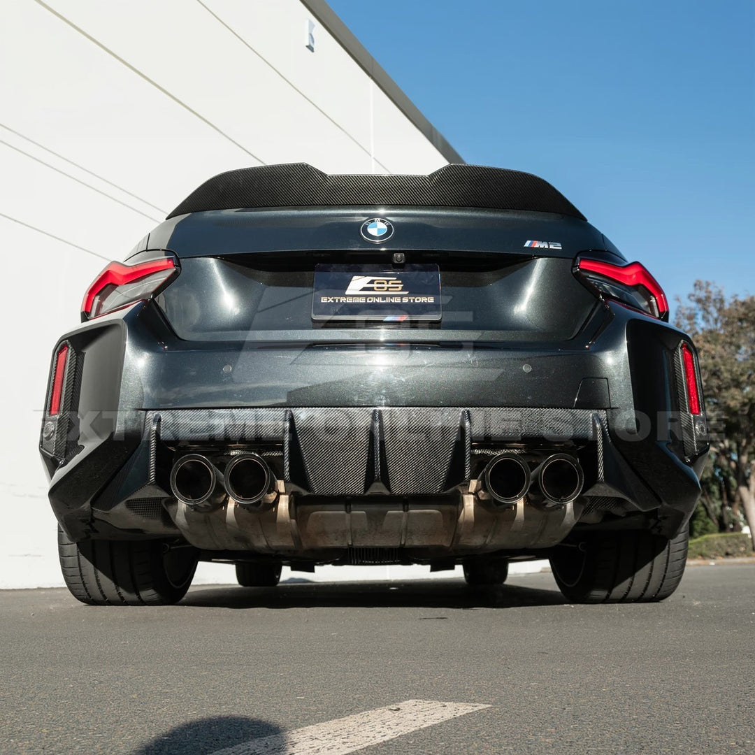 2023-Up BMW G87 M2 | Factory CARBON FIBER Replacement Rear Bumper Reflector