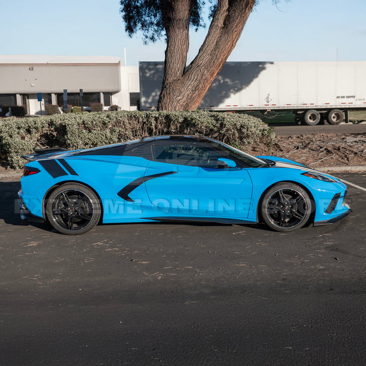 Corvette C8 Stingray Front Lip &amp; Side Skirts [Z06 Conversion Package]