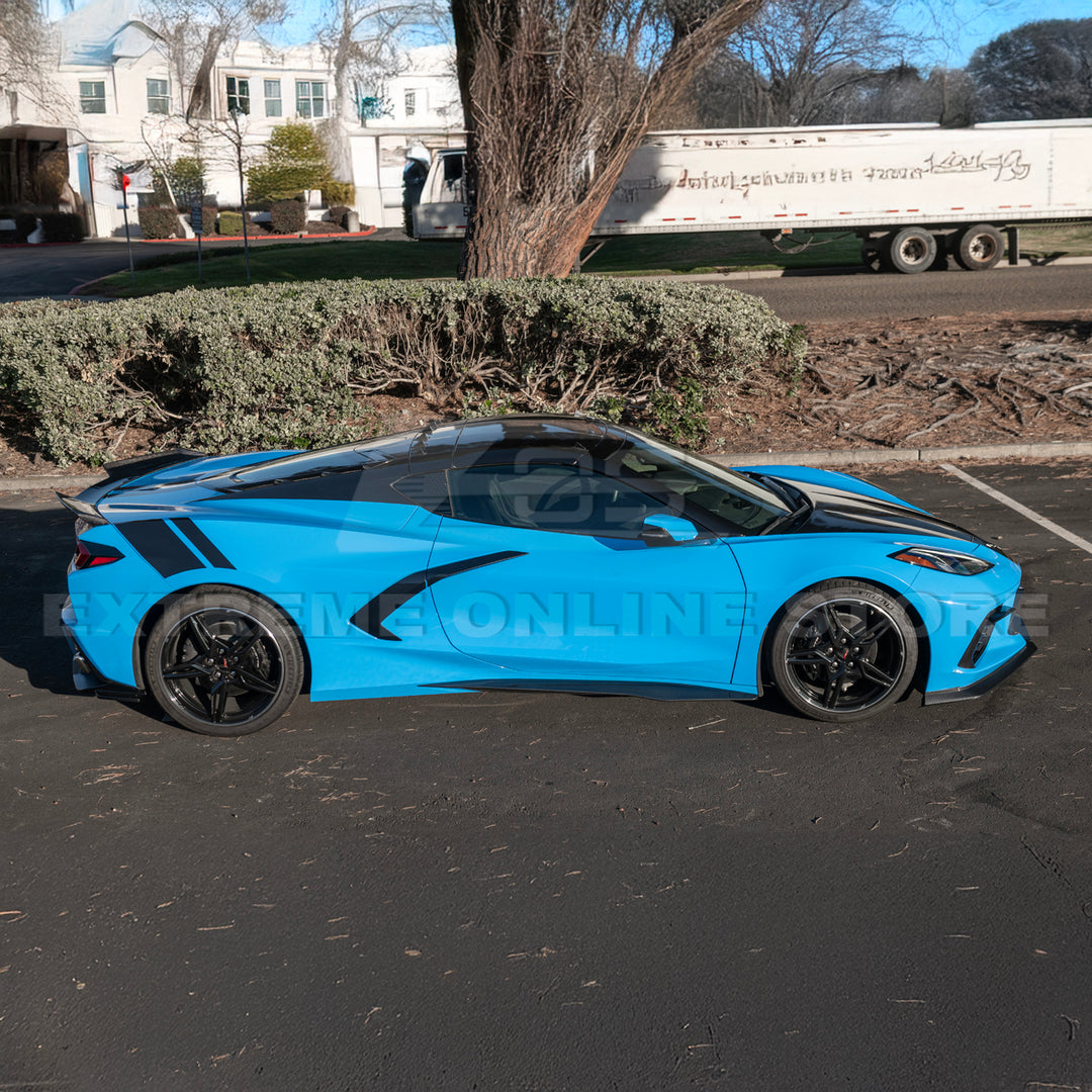 Corvette C8 Stingray Front Lip &amp; Side Skirts [Z06 Conversion Package]