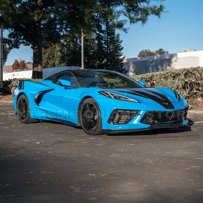 Chevrolet Corvette C8 Z06 Conversion Front Lip & Side Skirts