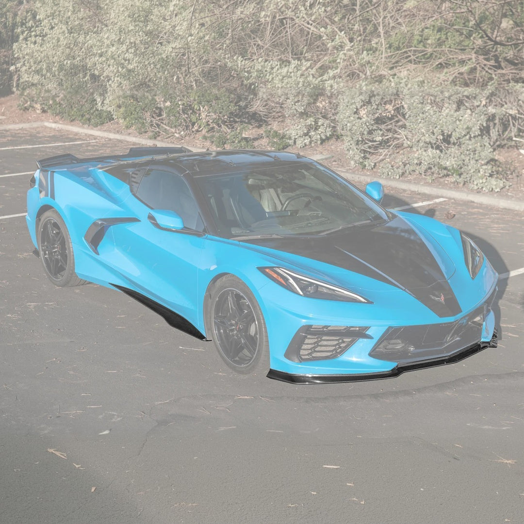 Corvette C8 Stingray Front Lip &amp; Side Skirts [Z06 Conversion Package]