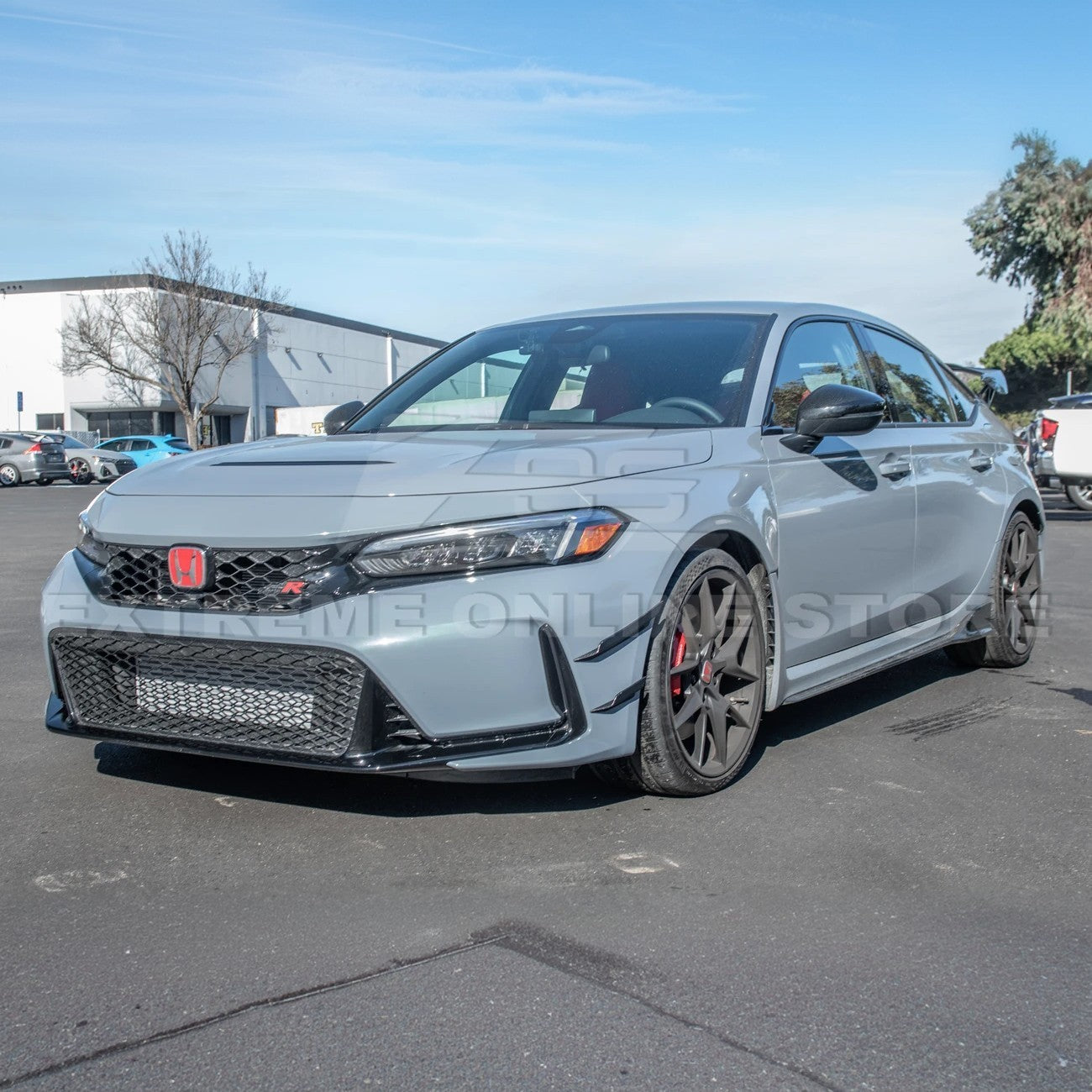 2023-Up Honda Civic Type-R Carbon Fiber Front Side Canards
