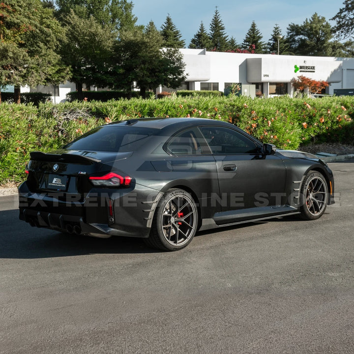 2023-Up BMW G87 M2 | TR Style Dry CARBON FIBER Side Skirts Rocker Panel Extension