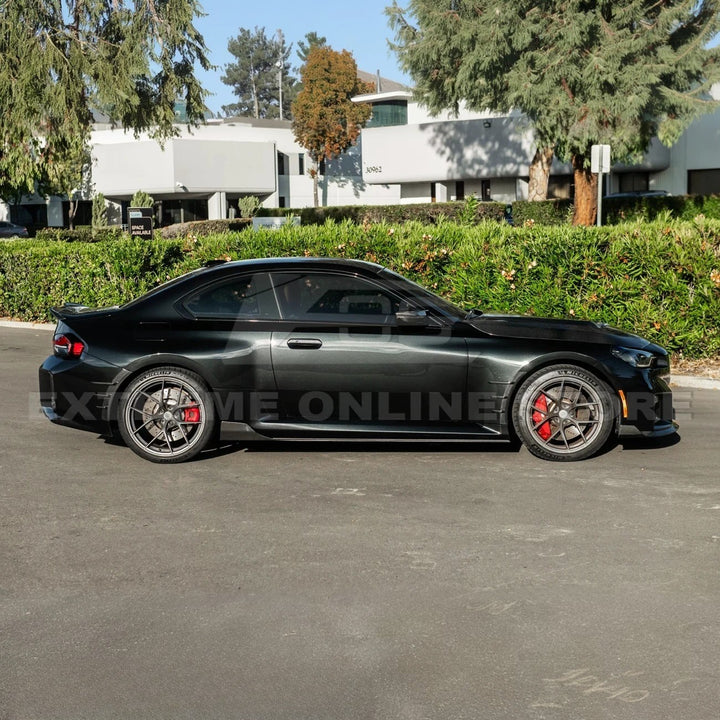 2023-Up BMW G87 M2 | TR Style Dry CARBON FIBER Side Skirts Rocker Panel Extension