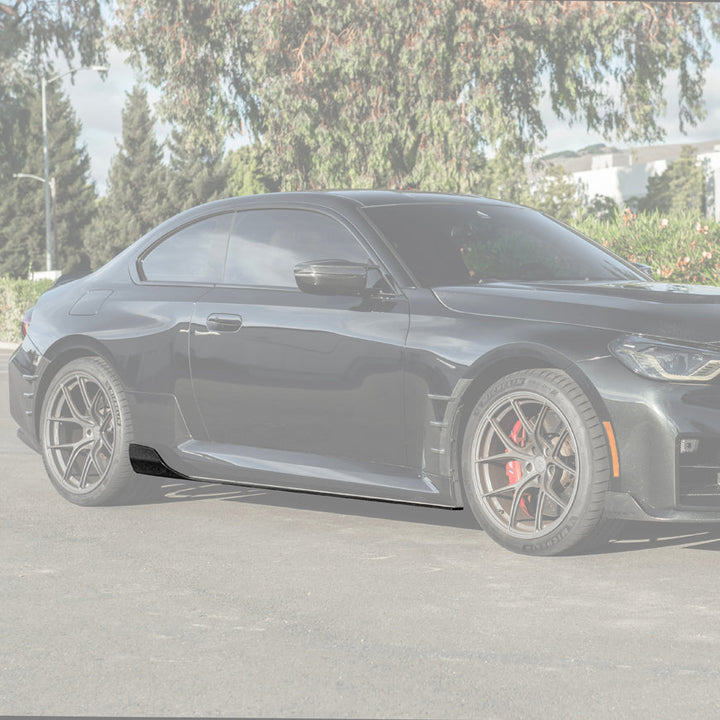 2023-Up BMW G87 M2 | TR Style Dry CARBON FIBER Side Skirts Rocker Panel Extension
