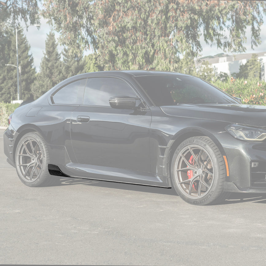 2023-Up BMW G87 M2 | TR Style Dry CARBON FIBER Side Skirts Rocker Panel Extension