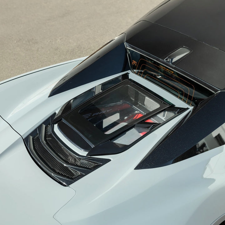 2020-Up Corvette C8 Convertible | EOS Performance Rear Hatch Upper HTC Tonneau Window Inserts