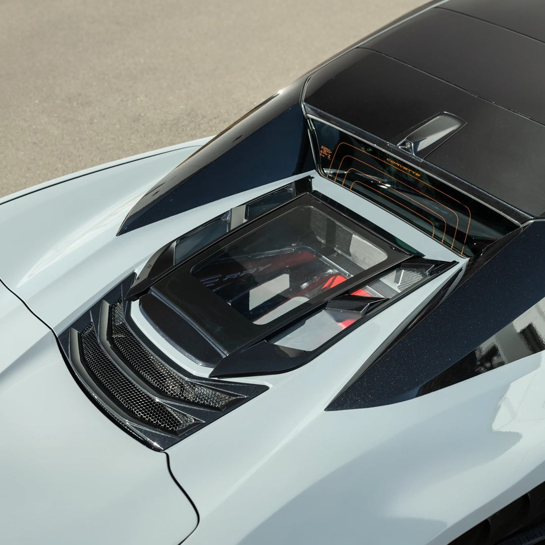 2020-Up Corvette C8 Convertible | EOS Performance Rear Hatch Upper HTC Tonneau Window Inserts