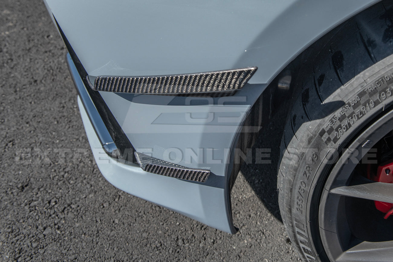 2023-Up Honda Civic Type-R Carbon Fiber Front Side Canards