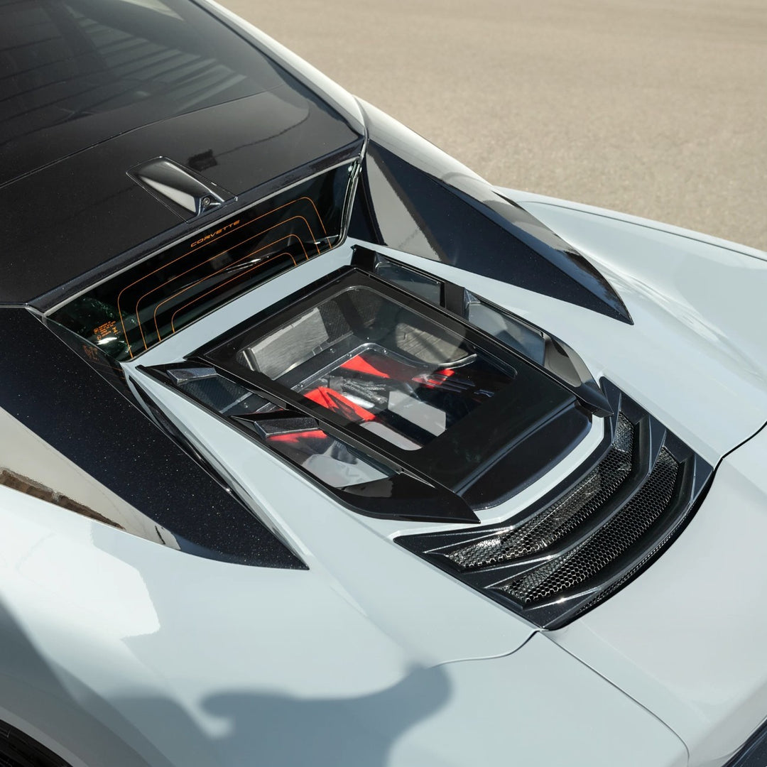 2020-Up Corvette C8 Convertible | EOS Performance Rear Hatch Upper HTC Tonneau Window Inserts