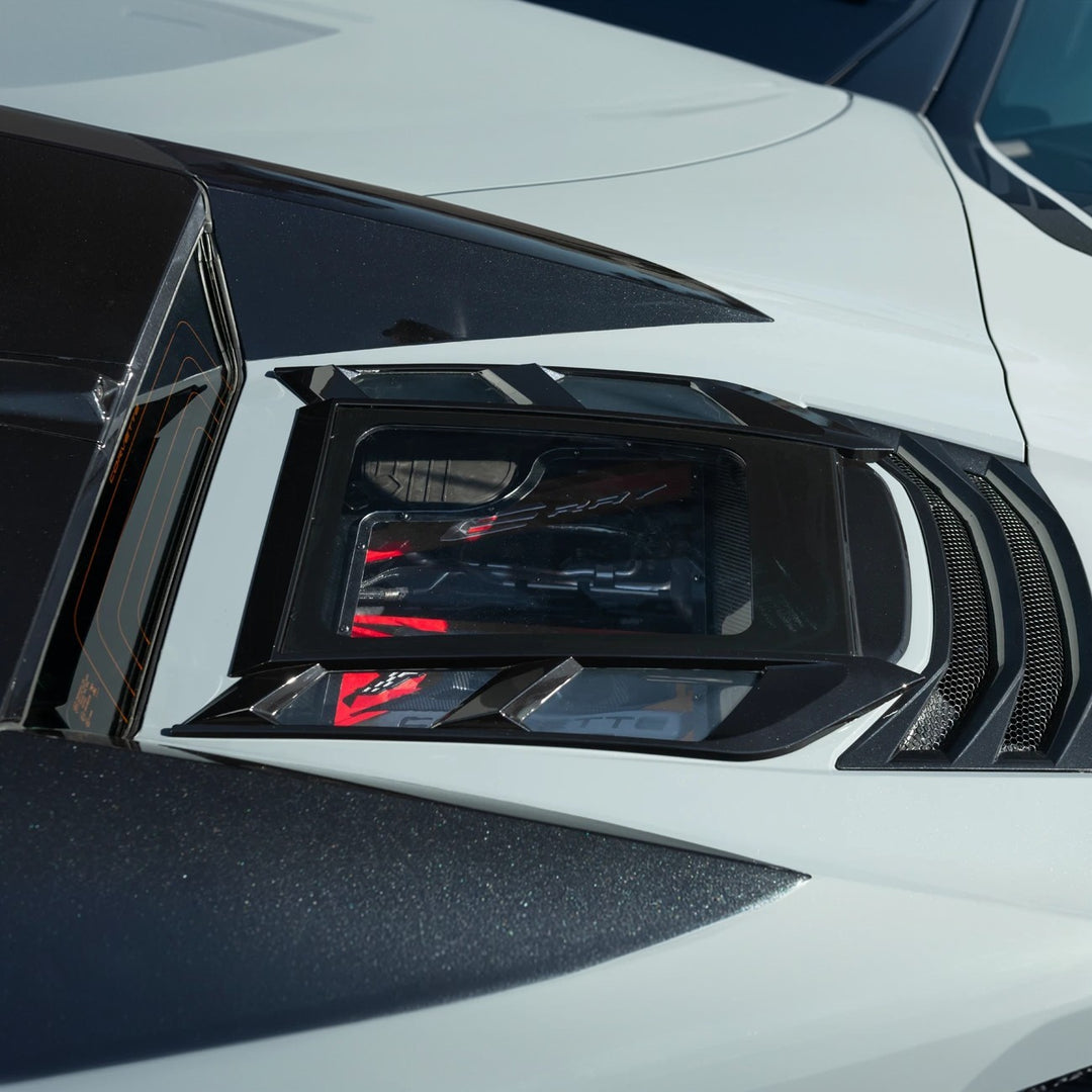 2020-Up Corvette C8 Convertible | EOS Performance Rear Hatch Upper HTC Tonneau Window Inserts