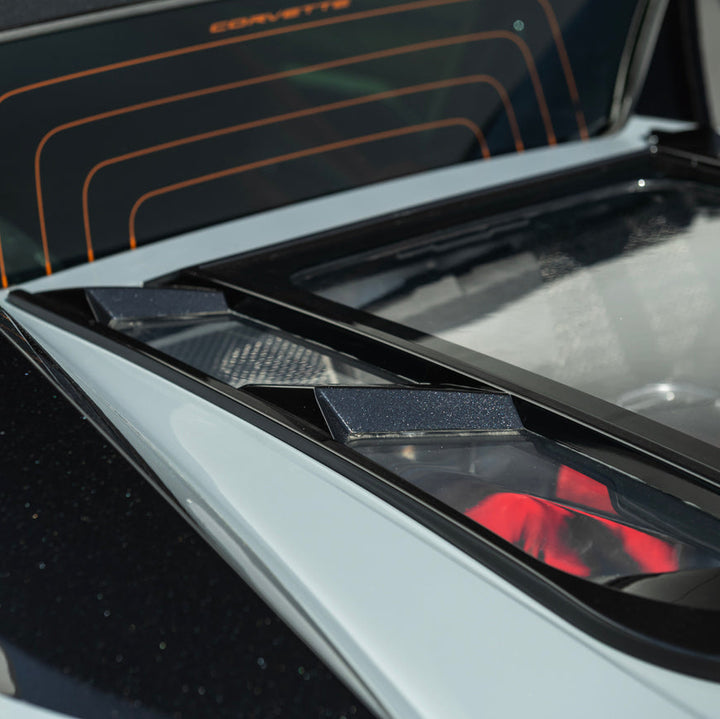 2020-Up Corvette C8 Convertible Rear Hatch Upper HTC Tonneau Window Inserts