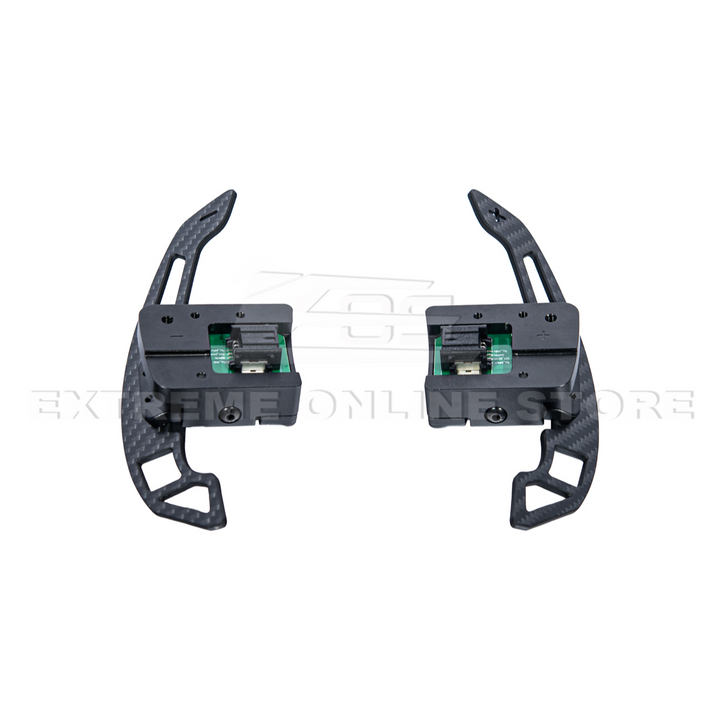 2015-23 Ford Mustang Steering Wheel Magnetic Paddle Shifter Pair