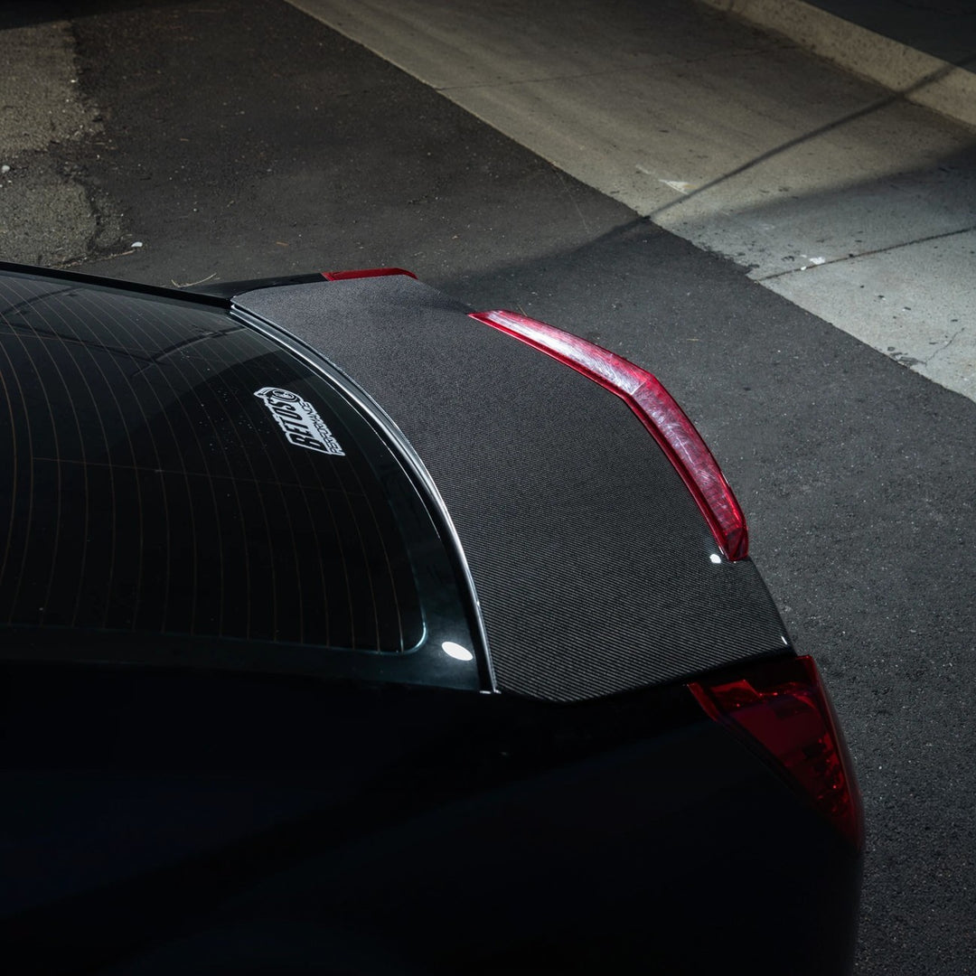2009-14 Cadillac CTS Sedan Factory Style Carbon Fiber Rear Trunk Decklid Cover