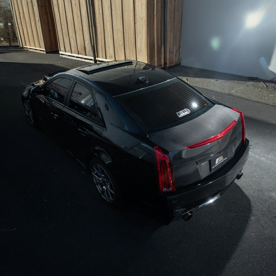 2009-14 Cadillac CTS Sedan Factory Style Carbon Fiber Rear Trunk Decklid Cover
