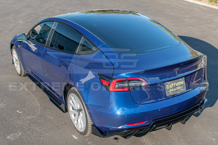 2017-23 Tesla Model 3 Performance Rear Bumper Diffuser
