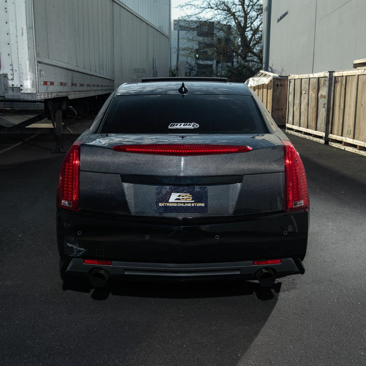 2009-14 Cadillac CTS Sedan Factory Style Carbon Fiber Rear Trunk Decklid Cover