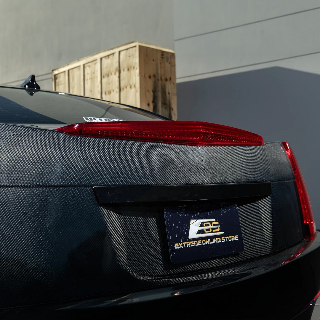 2009-14 Cadillac CTS Sedan Factory Style Carbon Fiber Rear Trunk Decklid Cover