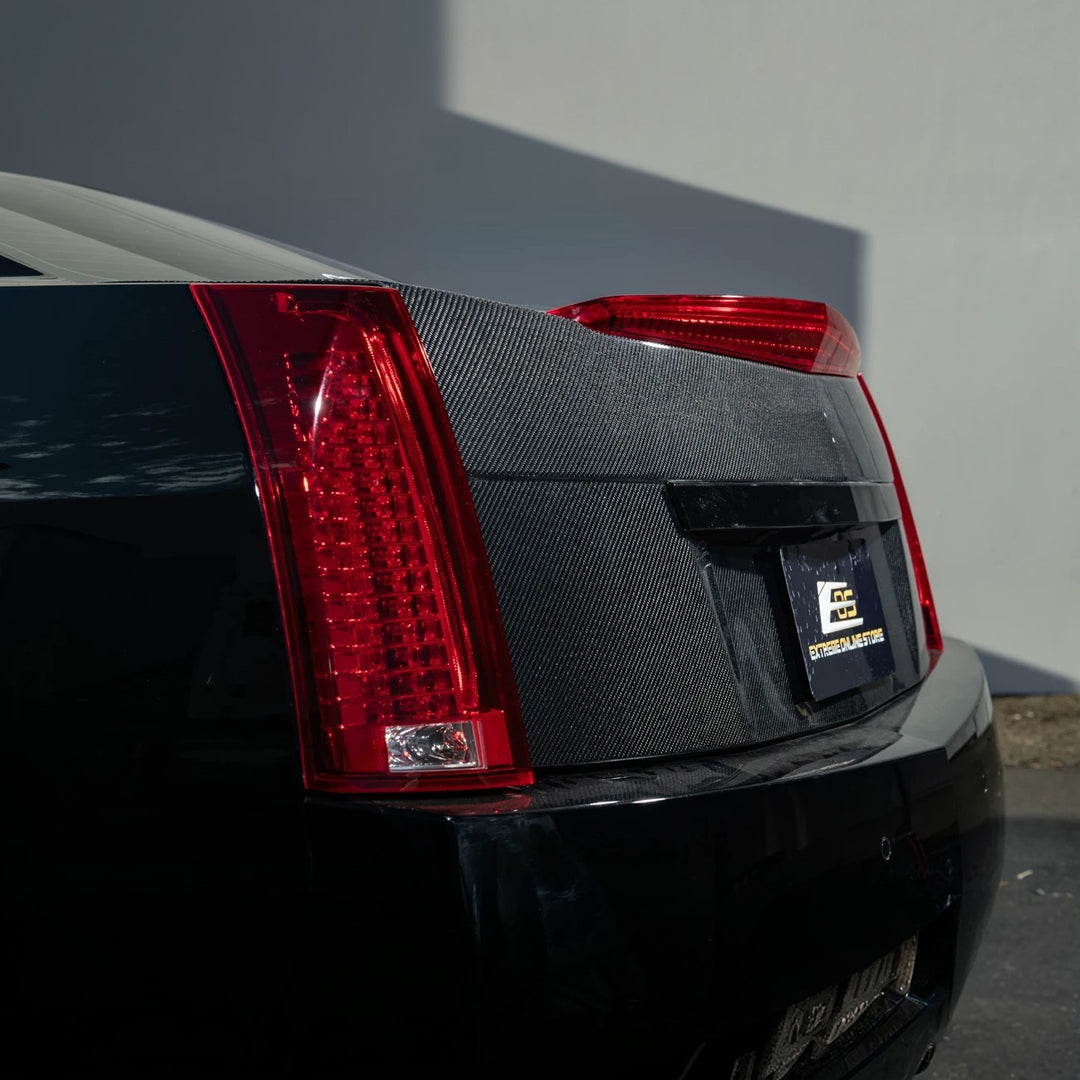 2009-14 Cadillac CTS Sedan Factory Style Carbon Fiber Rear Trunk Decklid Cover