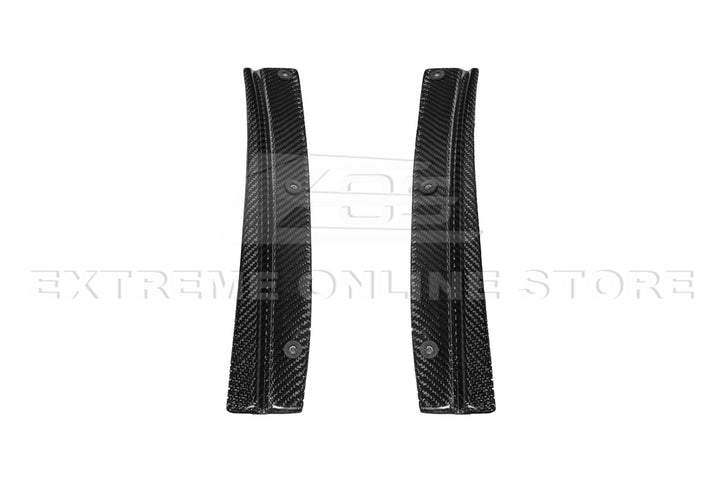 2016-19 Cadillac CTS-V Carbon Fiber Front Splitter Wheel Arch&amp; Side Skirts Rockerst