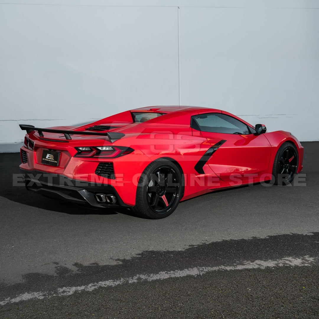 2020-Up Corvette C8 Z51 Facelifted Rear Trunk High Wing Spoiler