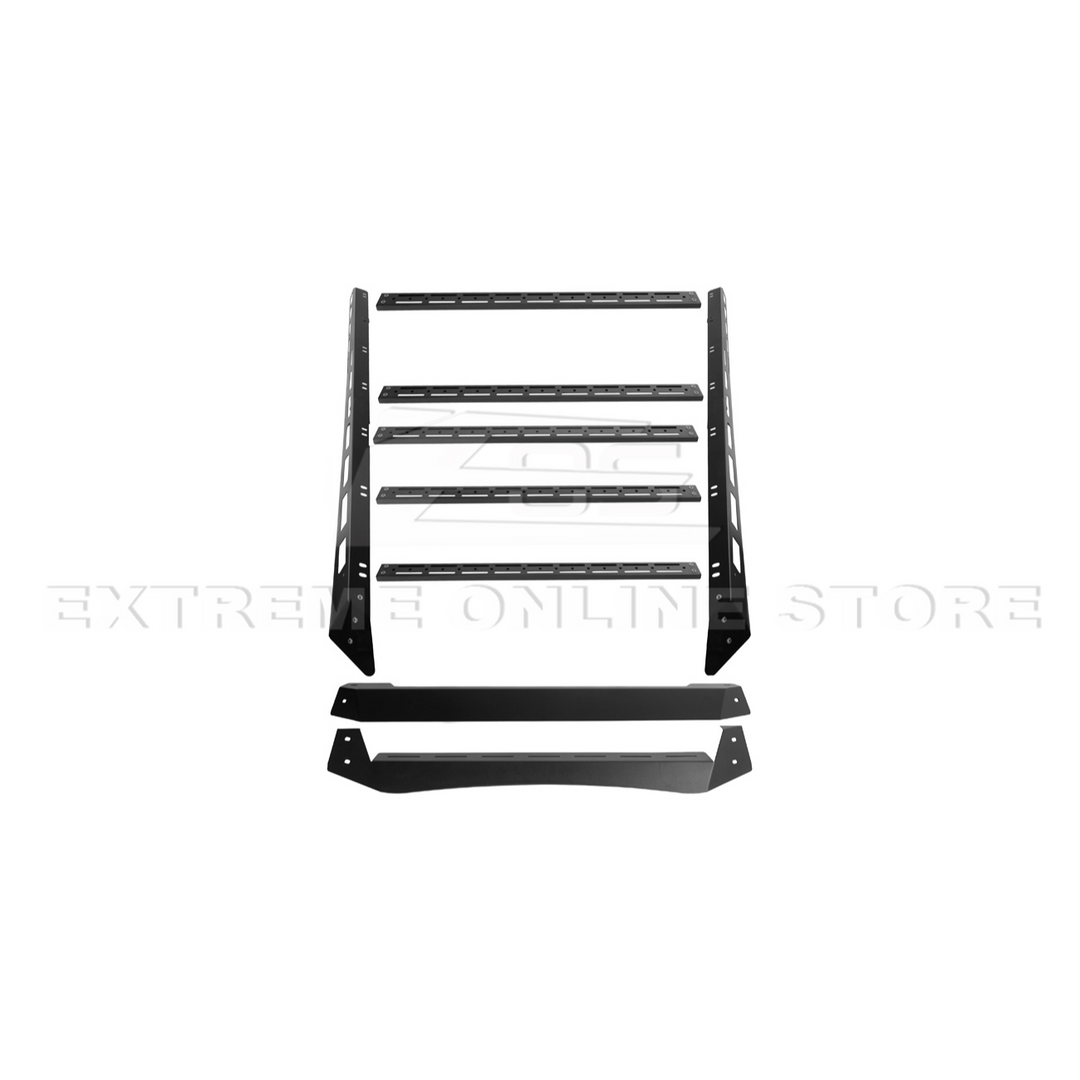 2010-24 Toyota 4Runner V2 Carbon Steel Black Top Roof Rack Cargo Carrier