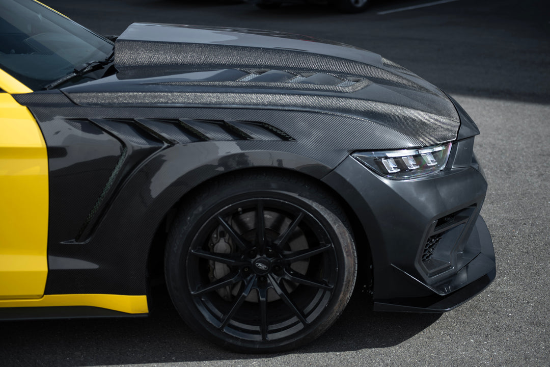 2015-17 Ford Mustang | S650 GTD Style Front Bumper Cover Conversion Kit