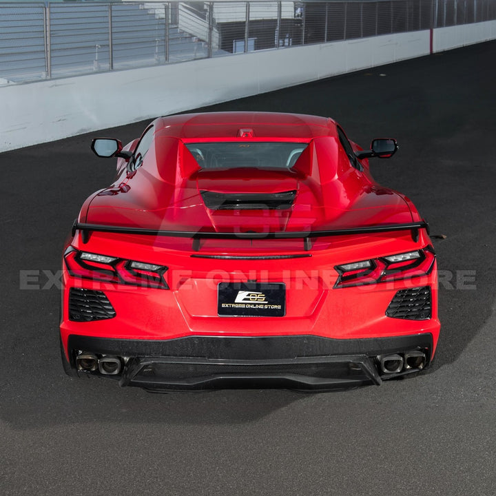 2020-Up Corvette C8 Z51 Facelifted Rear Trunk High Wing Spoiler
