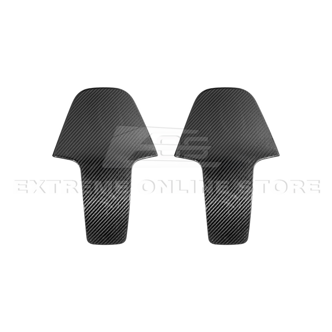 BMW G87 G80 G82 M2 M3 M4 S58 | Dry CARBON FIBER Tape-On Headrest Cover Pair