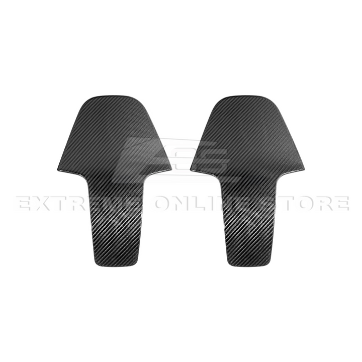 BMW G87 G82 M2 M4 Dry CARBON FIBER Tape-On Full Seat Back Cover Pair