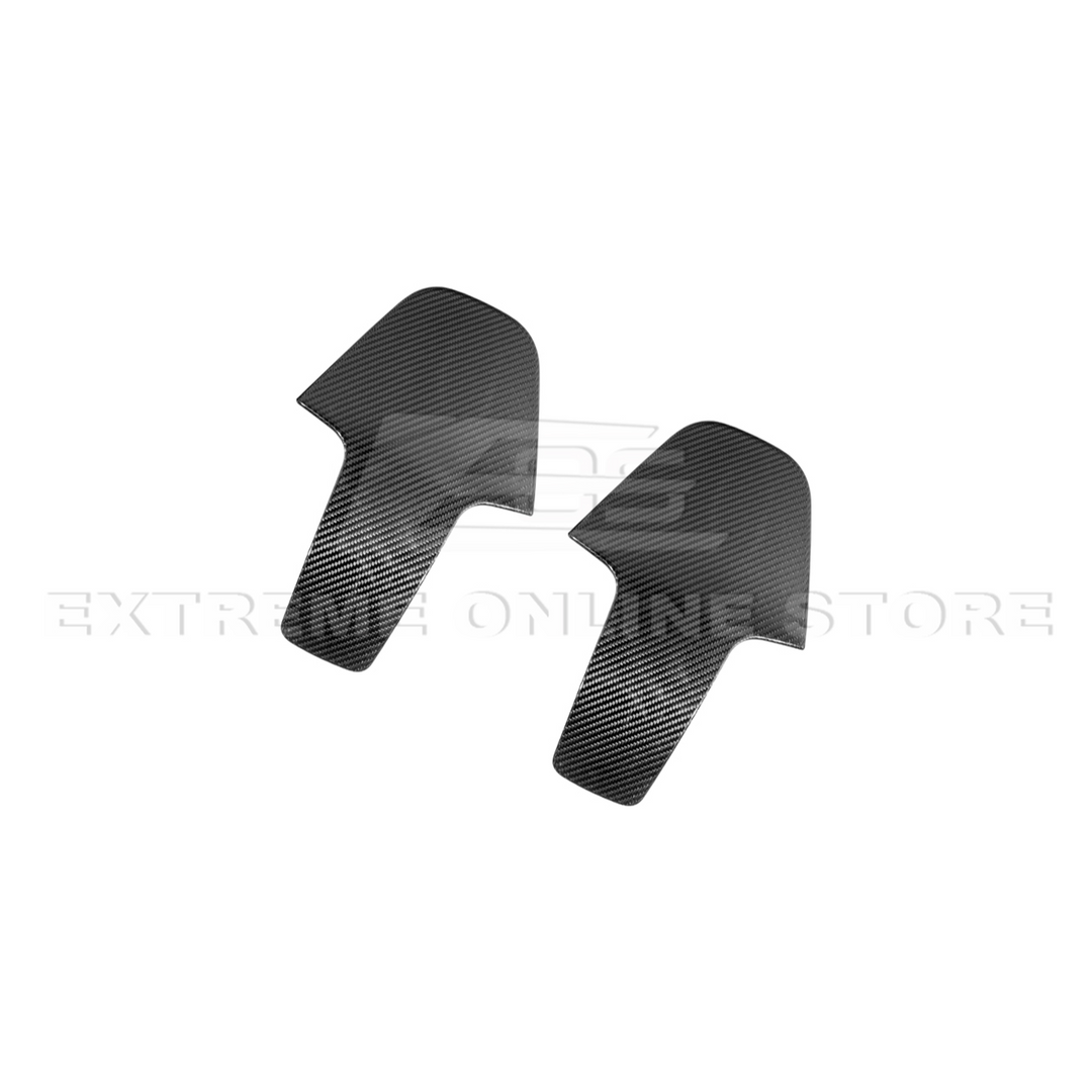 BMW G87 G80 G82 M2 M3 M4 S58 | Dry CARBON FIBER Tape-On Headrest Cover Pair
