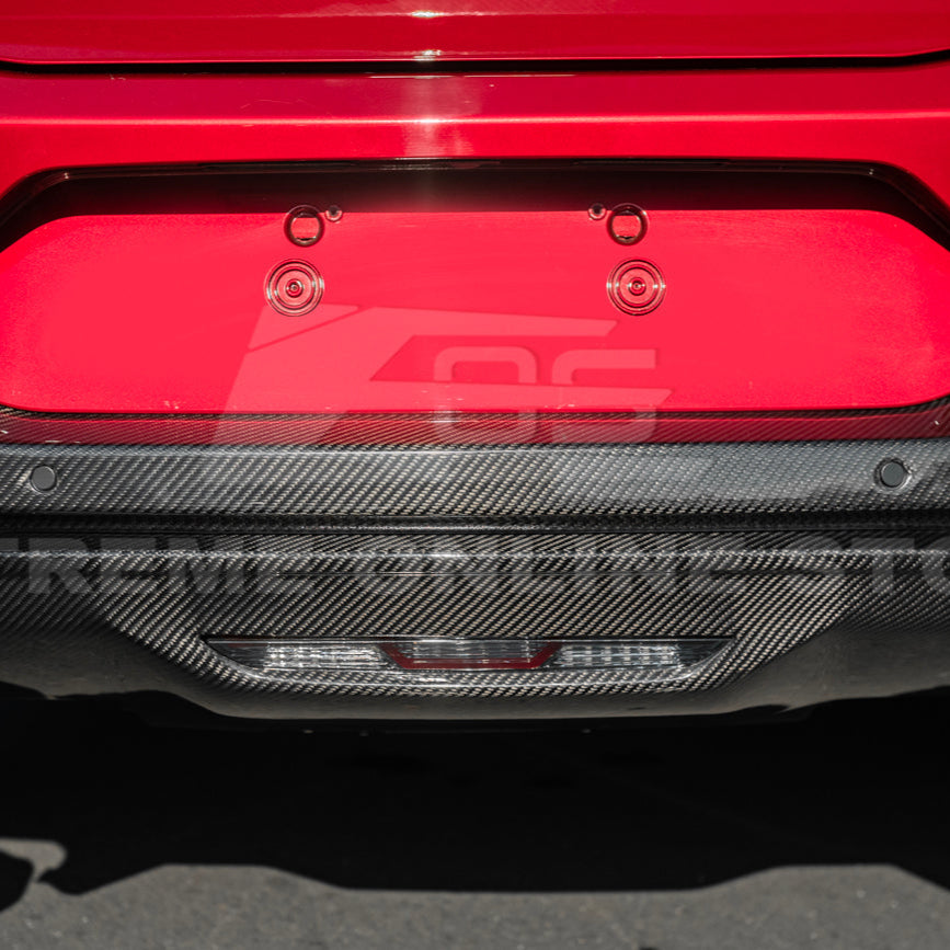 2024+ Ford Mustang GT Style Dry Carbon Fiber Rear Bumper Diffuser