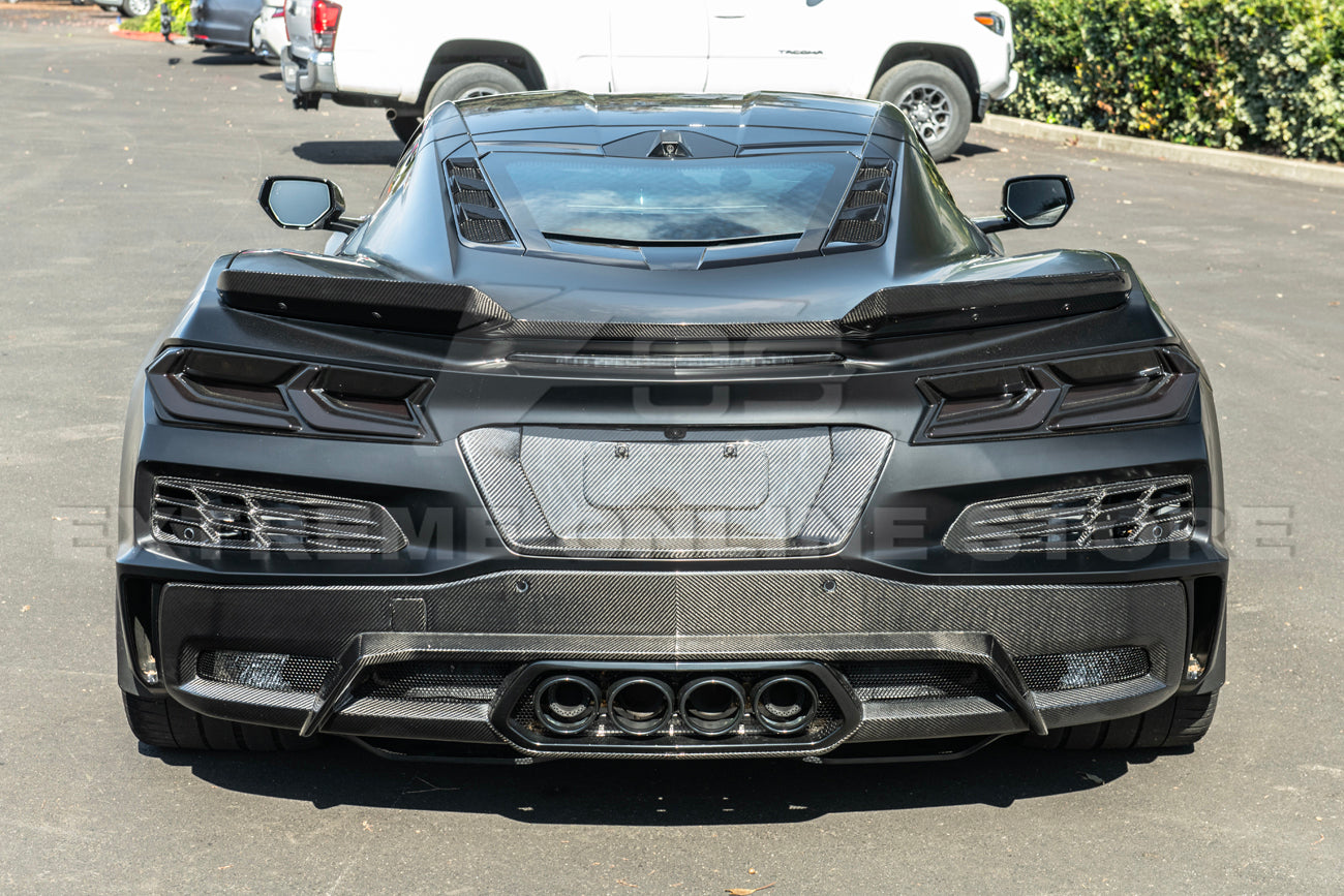 Corvette C8 Z06 Carbon Fiber License Plate Backing