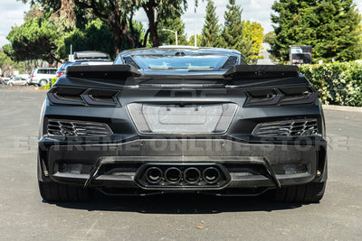 Corvette C8 Z06 Carbon Fiber License Plate Backing