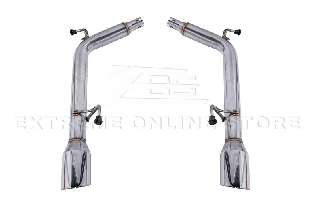 2007-2014 Infiniti G35 G37 Sedan Muffler Delete Axle Back Dual Burnt Tips Exhaust