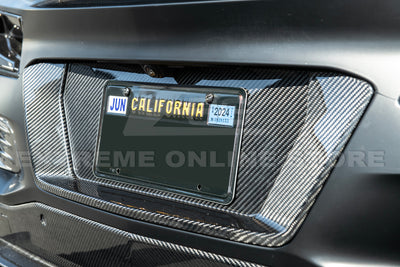 Corvette C8 Z06 Carbon Fiber License Plate Backing