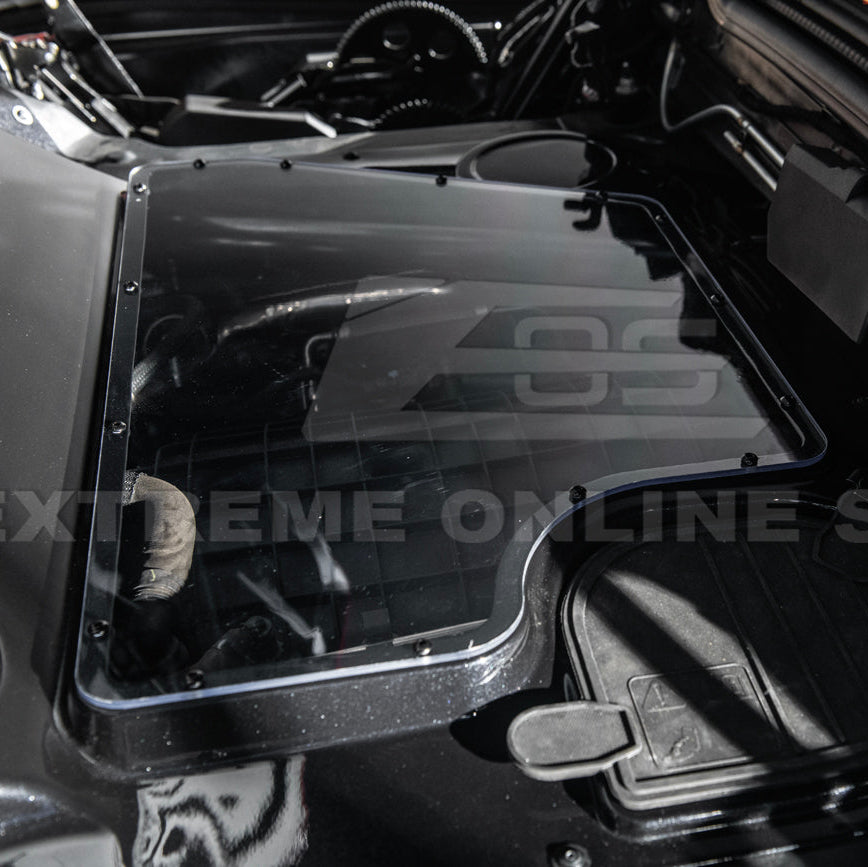 Corvette C8 HTC DRY Carbon Fiber Engine Bay Panel Cover