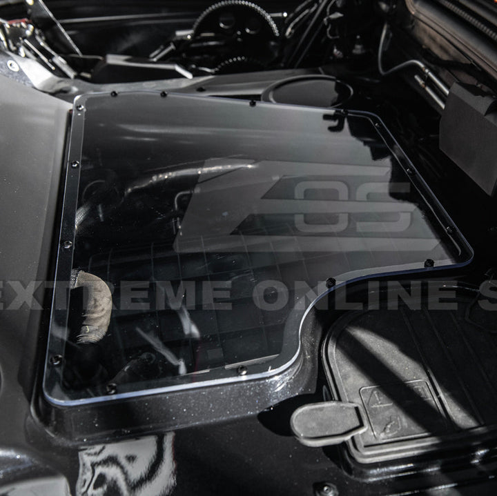 Corvette C8 HTC DRY Carbon Fiber Engine Bay Panel Cover
