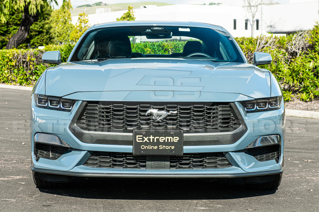 2024+Ford Mustang DRY CARBON FIBER Front Lower Side Grille