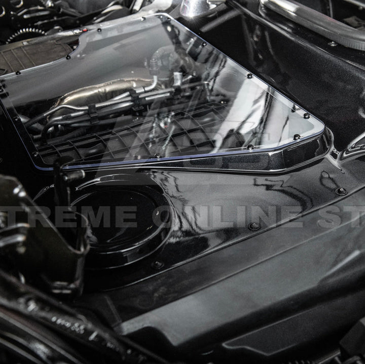 Corvette C8 HTC DRY Carbon Fiber Engine Bay Panel Cover