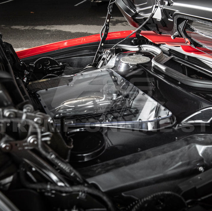 Corvette C8 HTC DRY Carbon Fiber Engine Bay Panel Cover