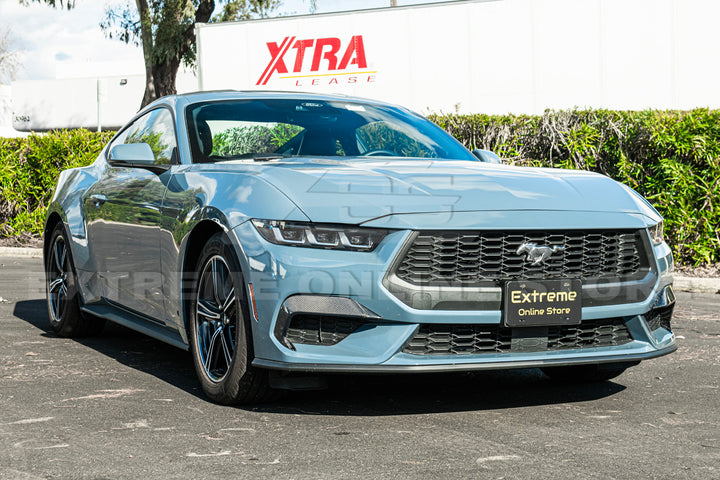 2024+Ford Mustang DRY CARBON FIBER Front Lower Side Grille