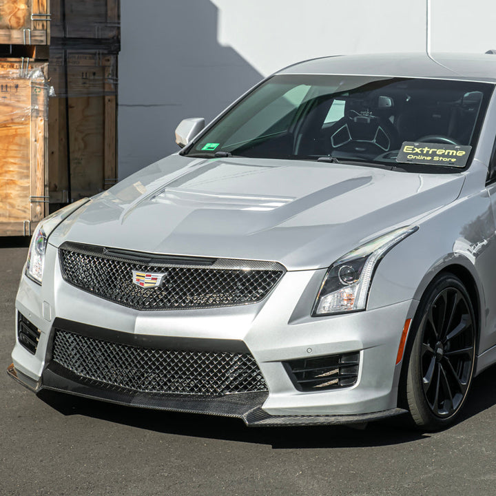 2016-19 Cadillac ATS-V Track Package Dry carbon Fiber Front Lip &amp; Side Wheel Arch