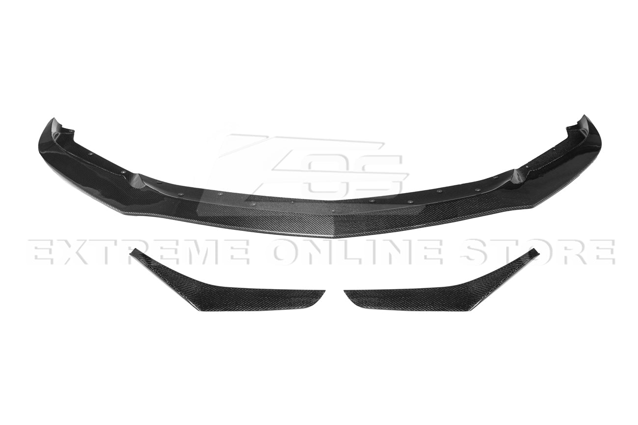 2020-Up Cadillac CT5-V Blackwing Package Carbon Fiber Front Lip Splitter Canards