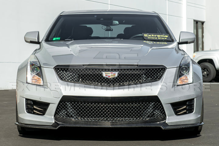 2016-19 Cadillac ATS-V DRY Carbon Fiber Front Grille Trim Insert