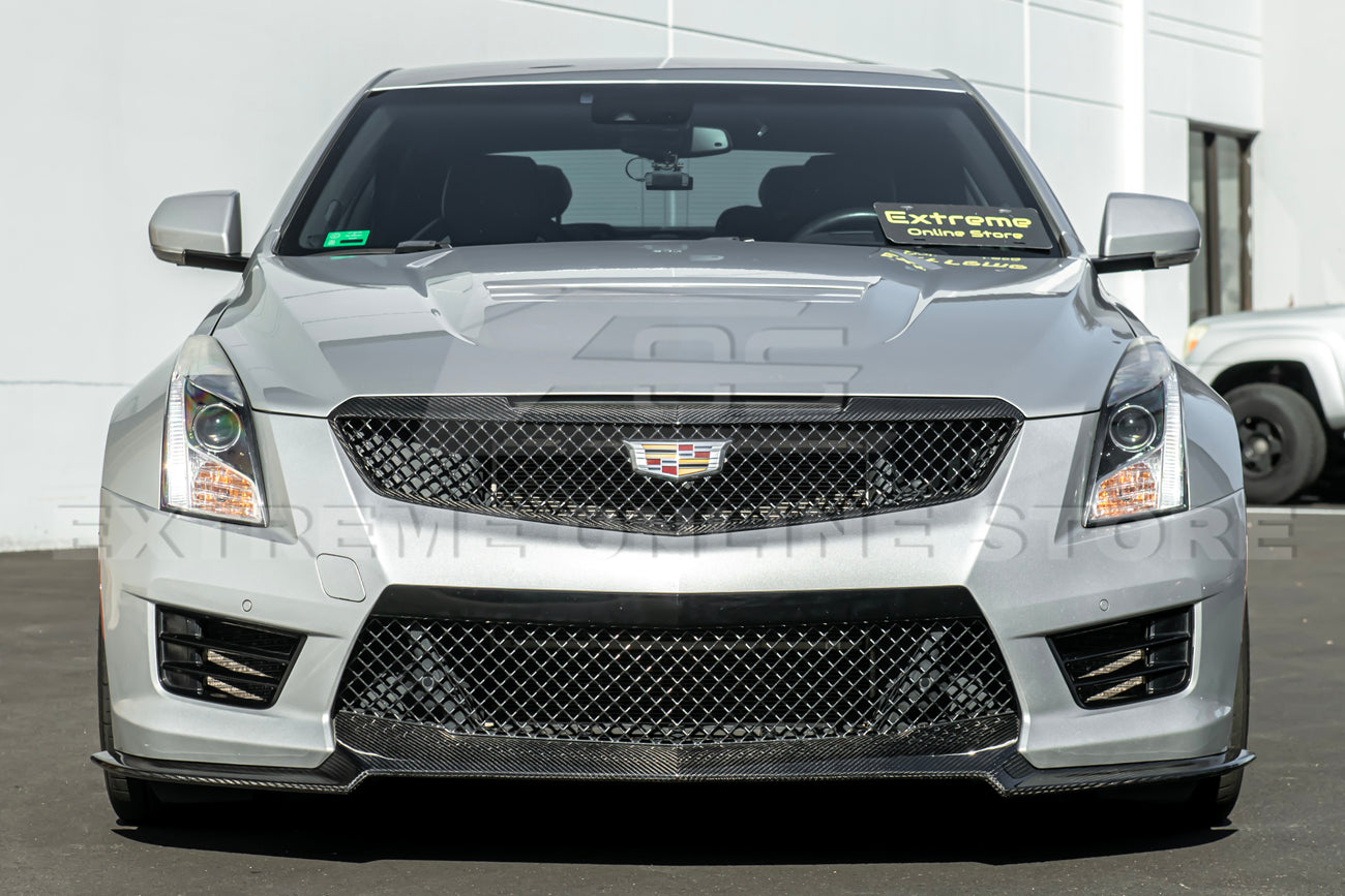 2016-19 Cadillac ATS-V Carbon Fiber Front Grille Trim Insert