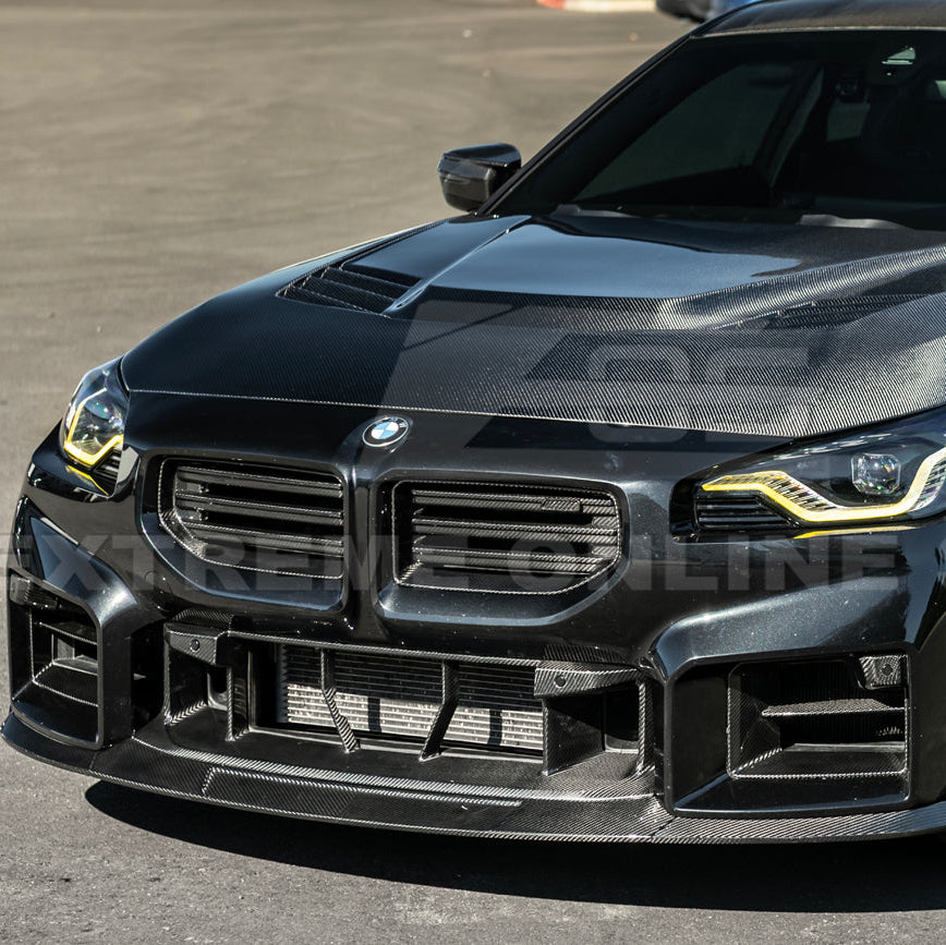 2023-Up BMW G87 M2 Factory Style DRY Carbon Fiber Front Side Duct Vents