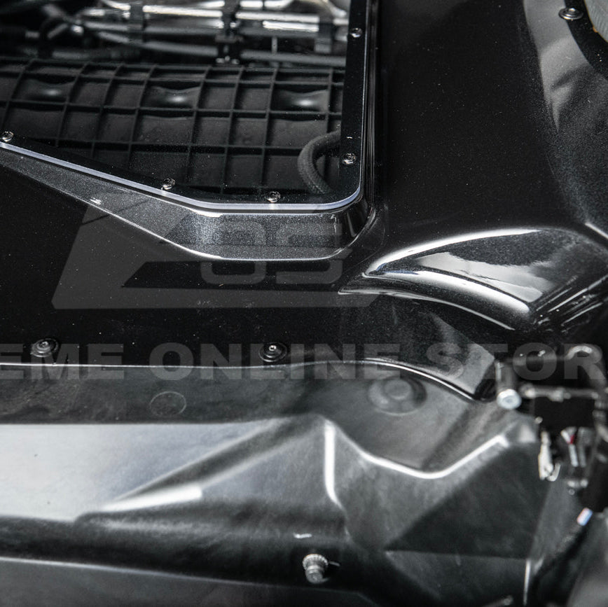 Corvette C8 HTC DRY Carbon Fiber Engine Bay Panel Cover